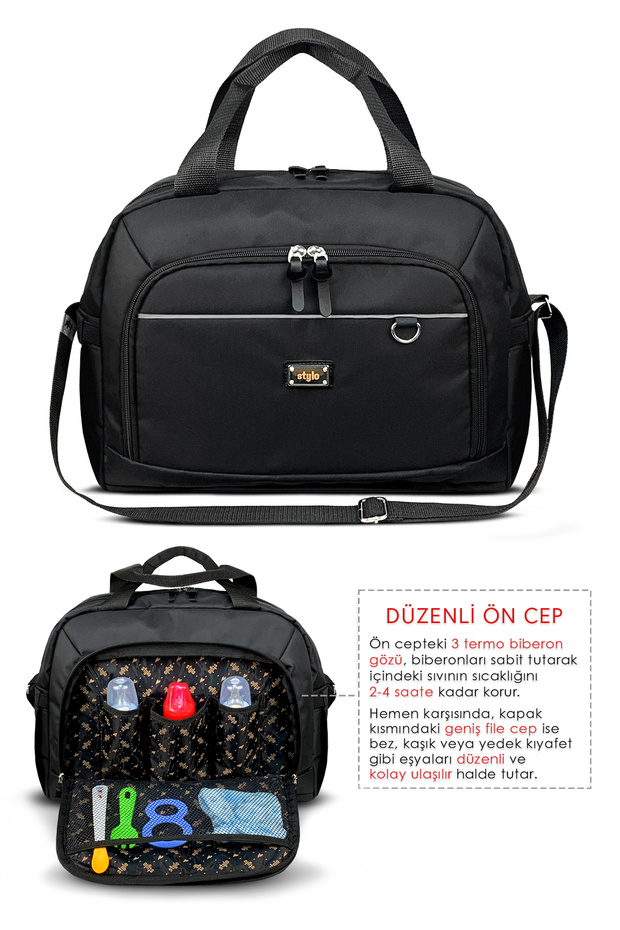 X Pro Stroller Bebek Arabası Çantası+Urban Anne Bebek Bakım Omuz Çantası Termos Çanta Hediyeli - 3