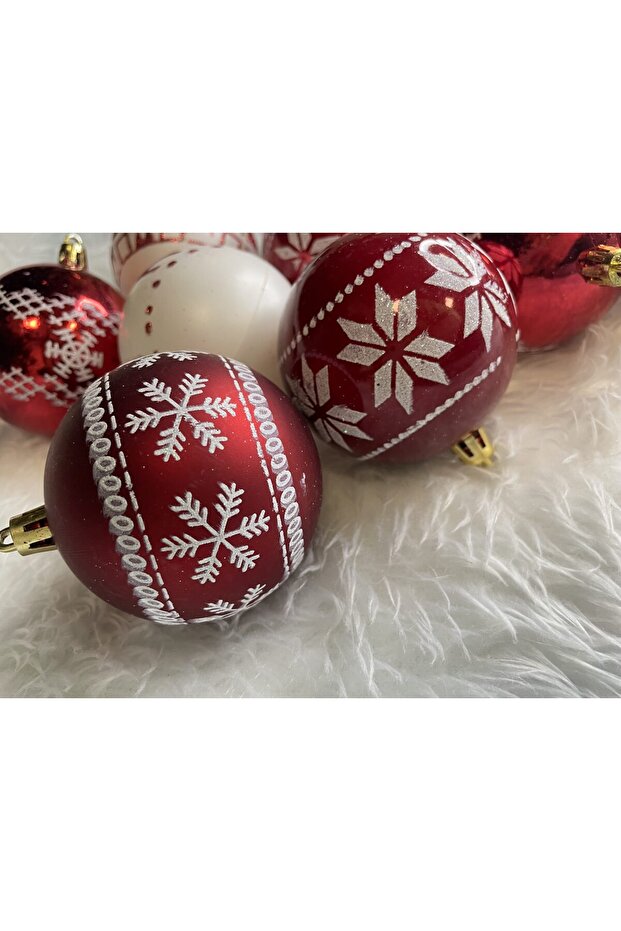 Коледна украса - Червено - 16