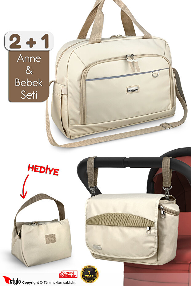 X Pro Stroller Bebek Arabası Çantası+Urban Anne Bebek Bakım Omuz Çantası Termos Çanta Hediyeli - 1