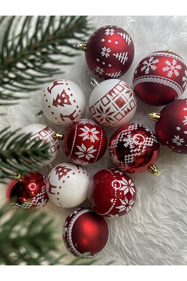 Коледна украса - Червено - 14