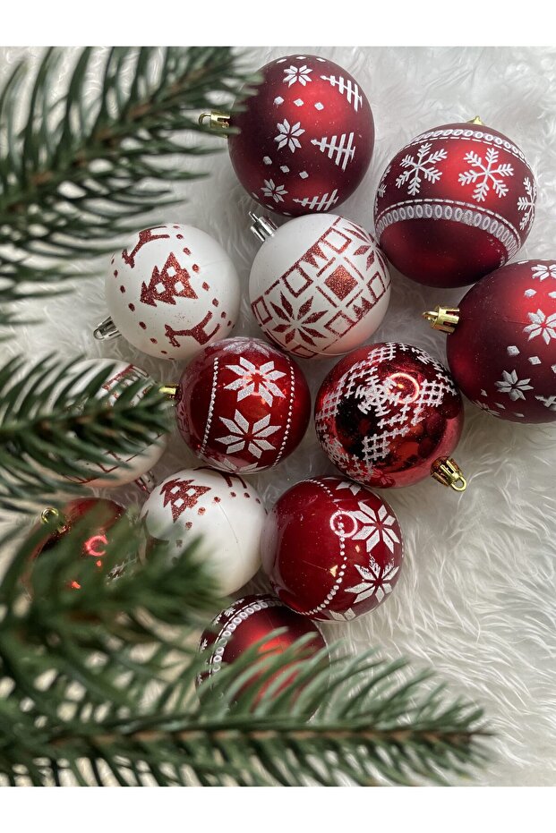 Коледна украса - Червено - 15