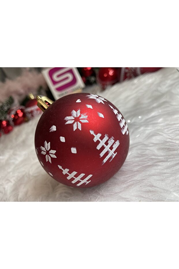Коледна украса - Червено - 6