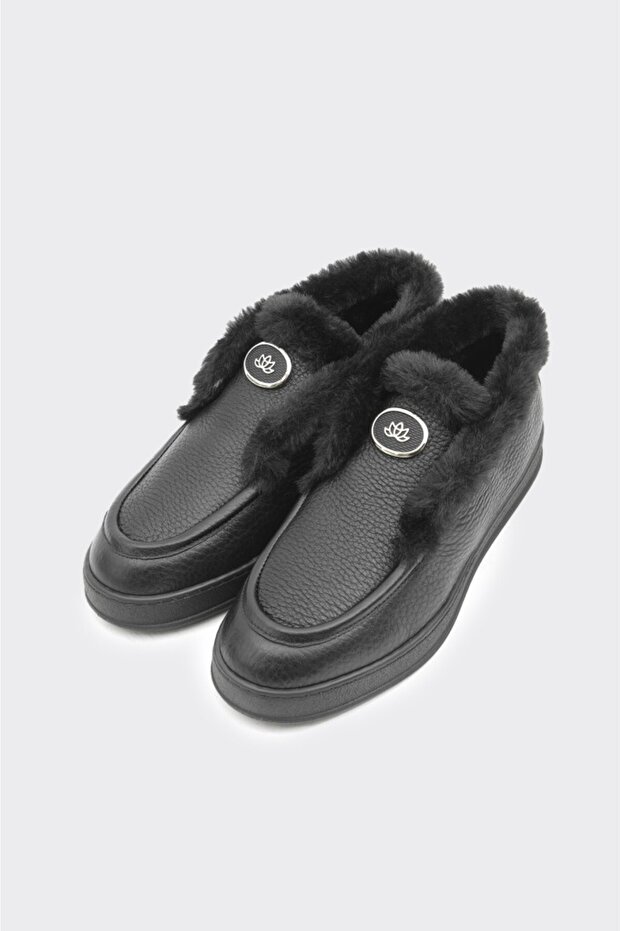 Bilekte Hakiki Deri Kadın Bot - 2