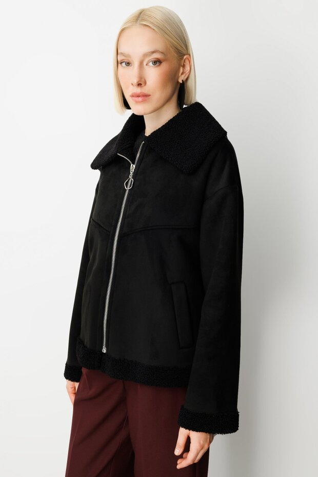 Teddy Kumaş Mont - 2