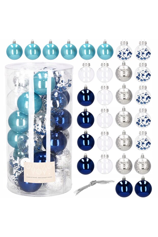 Коледна украса - Синьо - 2