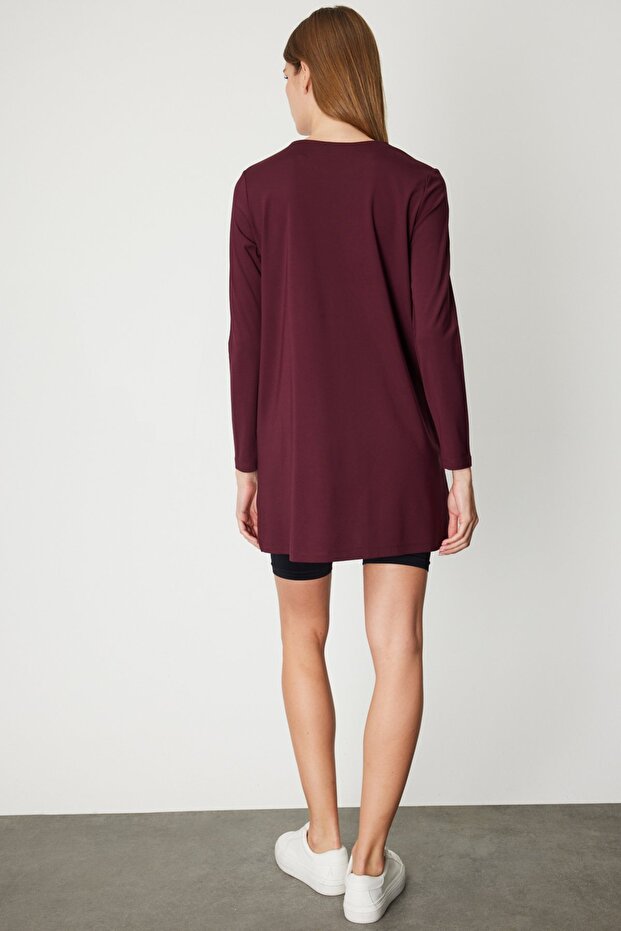 Uzun Kollu Basic Tunik - 4