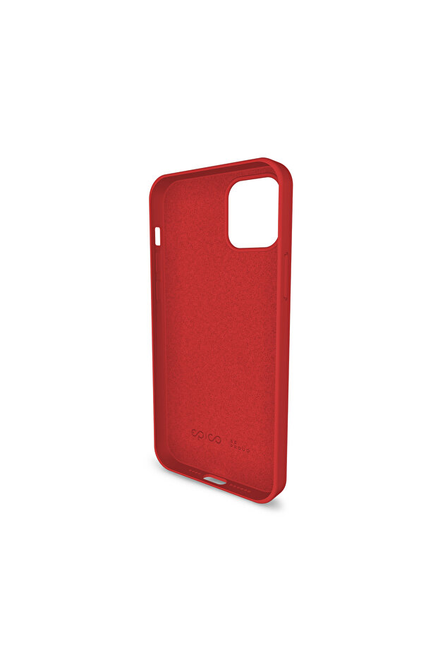 Protective Case for iPhone 12 Mini, Silicone, Red - 5