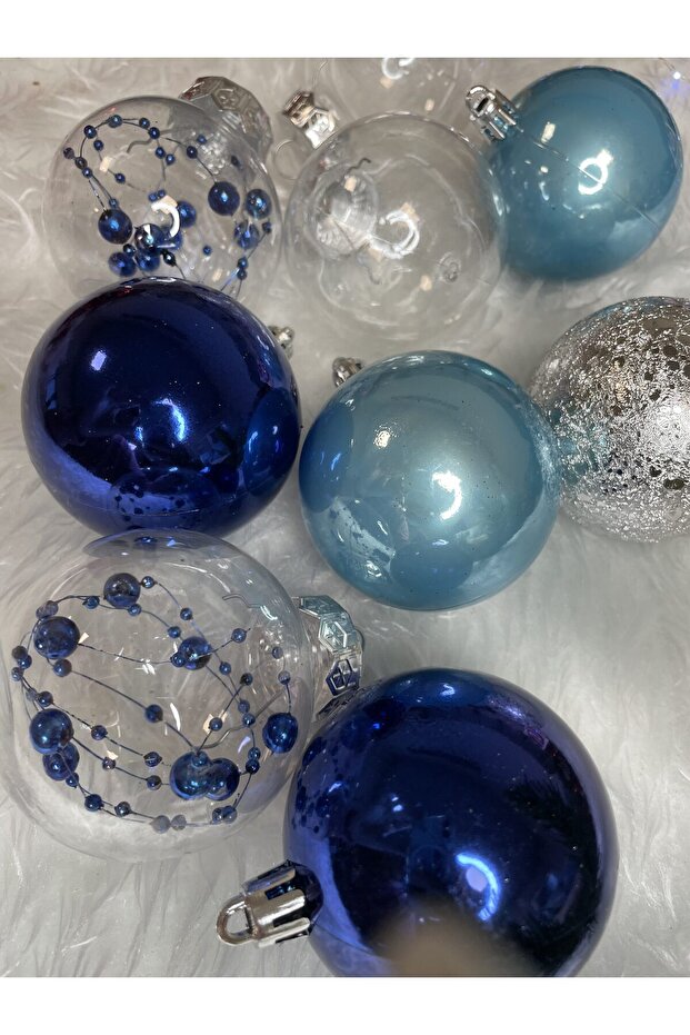 Коледна украса - Синьо - 3