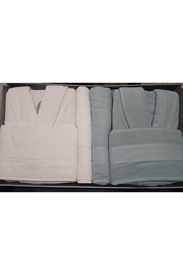 Colored (DSM) Krem - Yeşil Aile Seti - 3