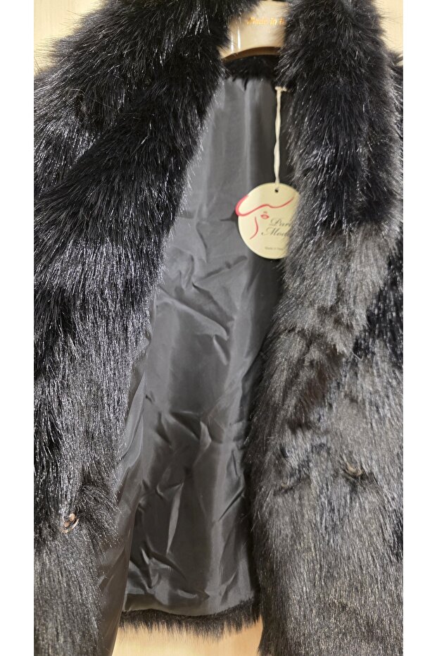 Fur Vest Plain Pattern - 3