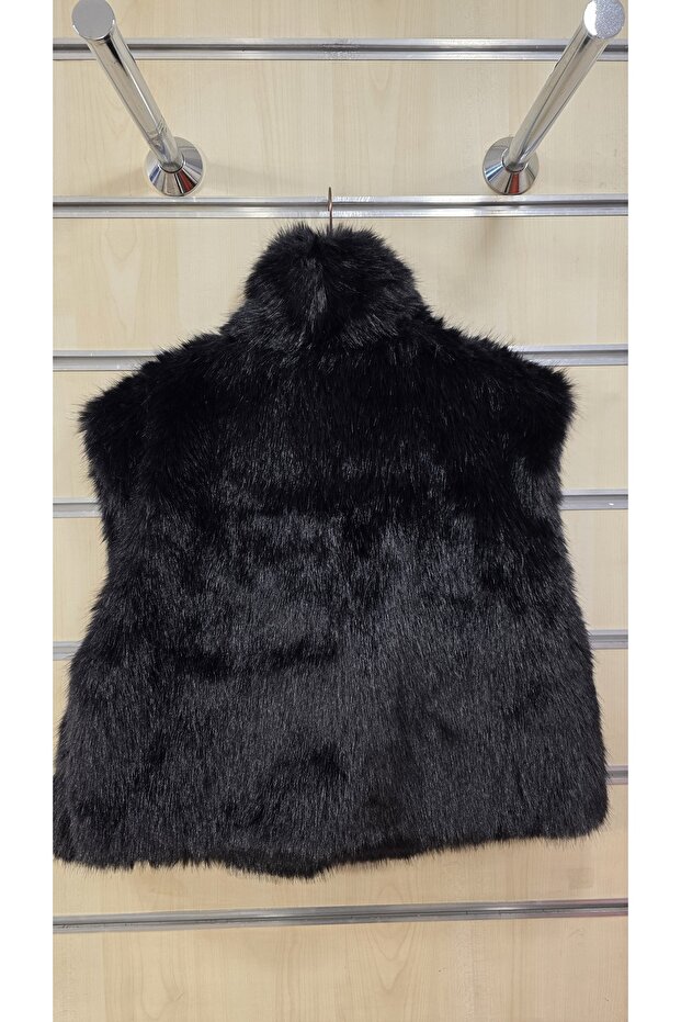 Fur Vest Plain Pattern - 5