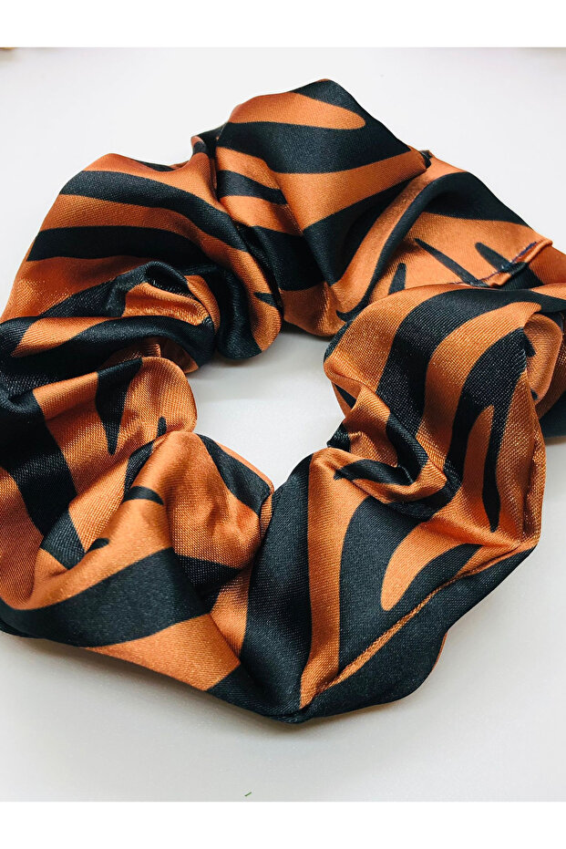 Satin Rubber Ring Buckle Leopard Pattern Buckle - 1