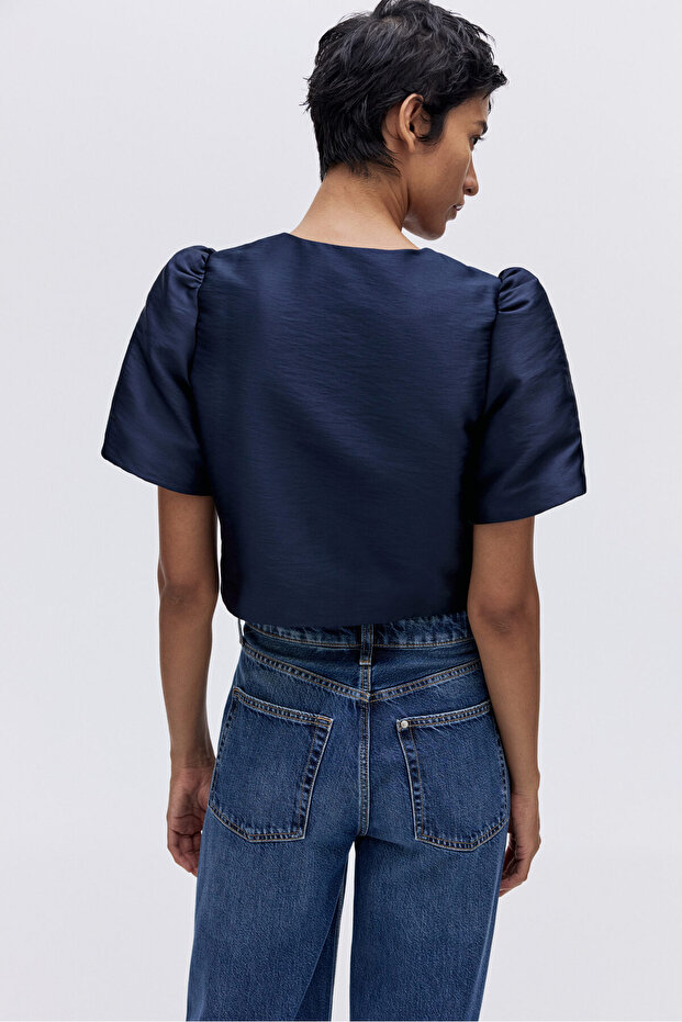 Kabarık Kollu Bluz - 5