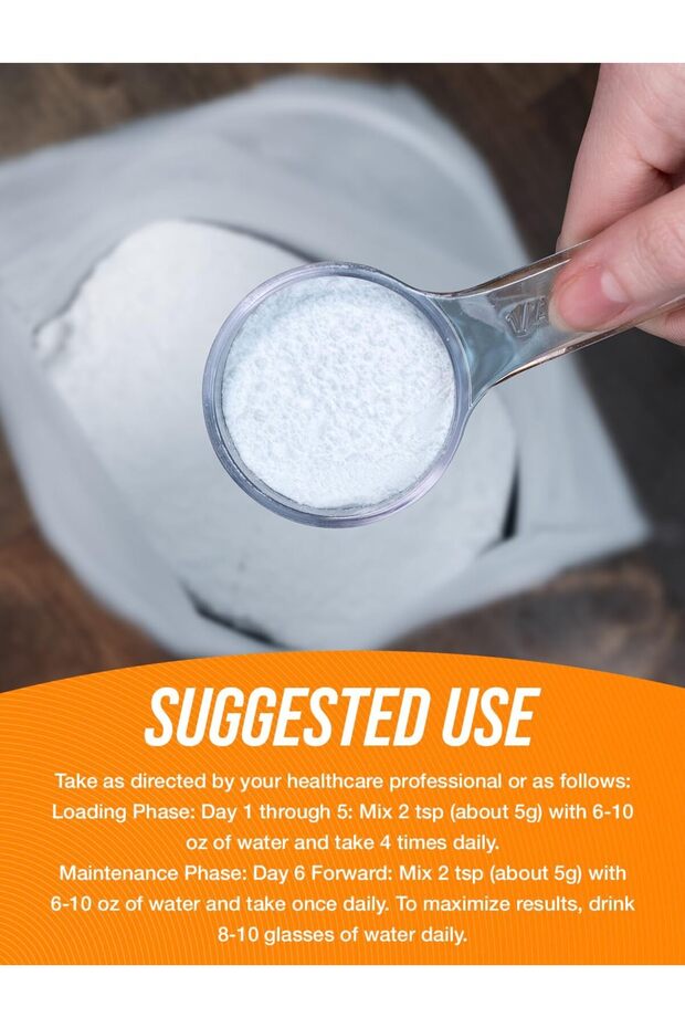 كرياتين أحادي الهيدرات (مُجهر) من BulkSupplements.com (1 كيلوغرام) - 4