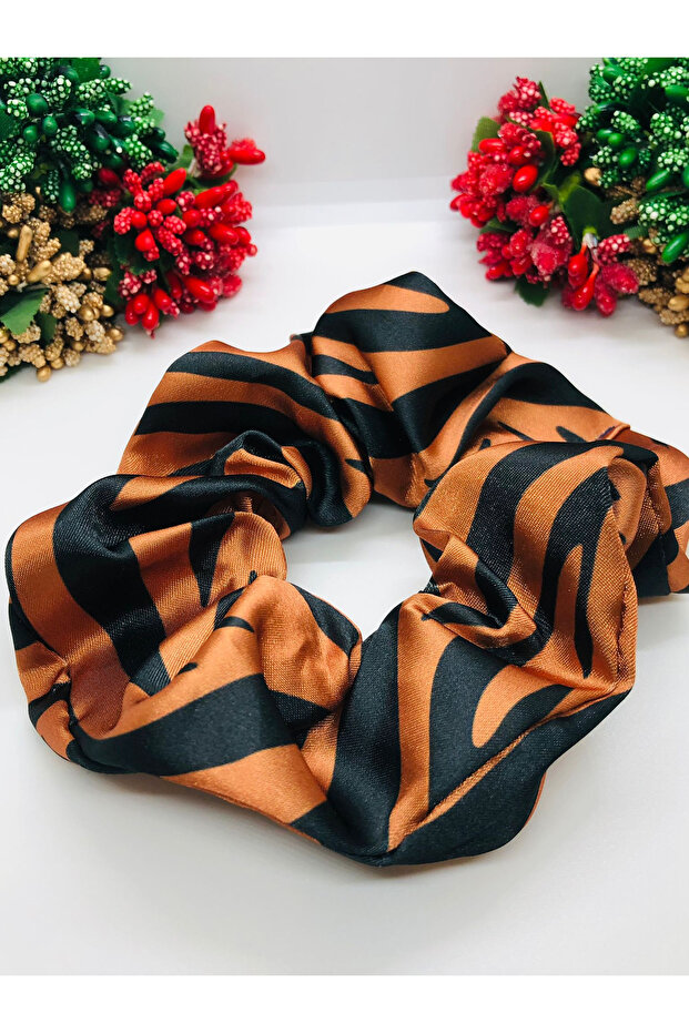 Satin Rubber Ring Buckle Leopard Pattern Buckle - 2