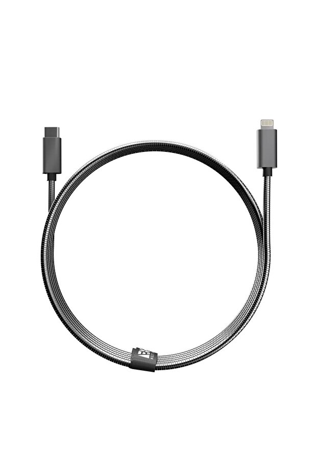 Cablu de date USB-A la Lightning, metalic, gri spațial - 2