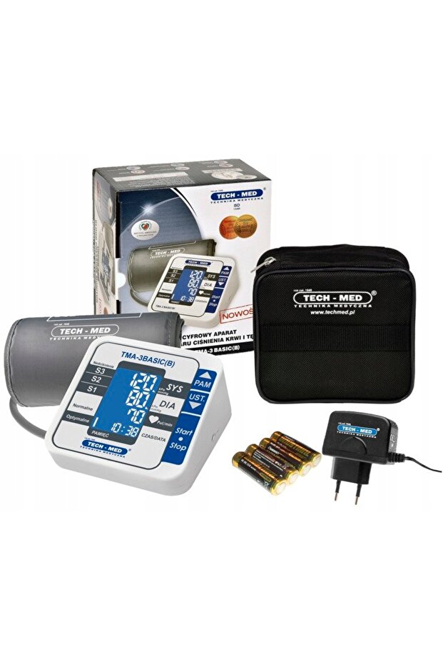 TENSIOMETR TECH-MED TMA 3 BASIC B + ALIMENTATOR - 1