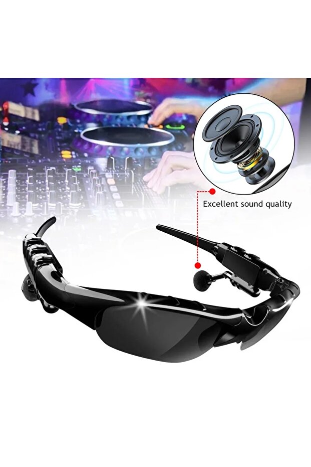 سماعة بلوتوث لاسلكية مع نظارات شمسية - 3
