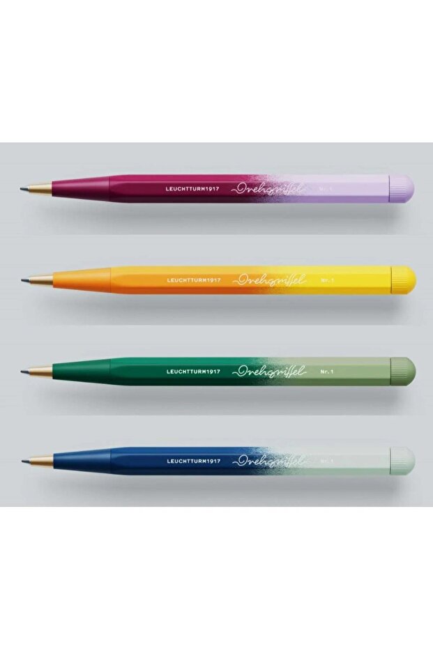 Drehgriffel Nr. 1 Tükenmez Kalem - 2025 Limited Handmade Gradient Edition Port Red / - 4