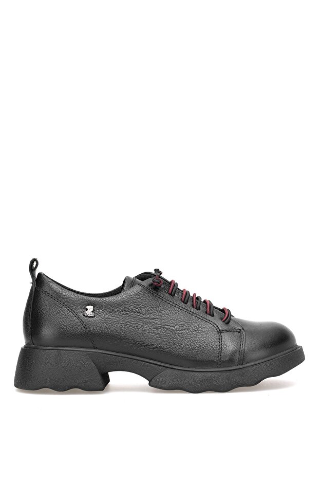 2553801K Women's Genuine Leather Casual Shoes Black