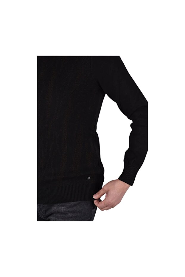 طاقم الرقبة منقوشة سترة - 5