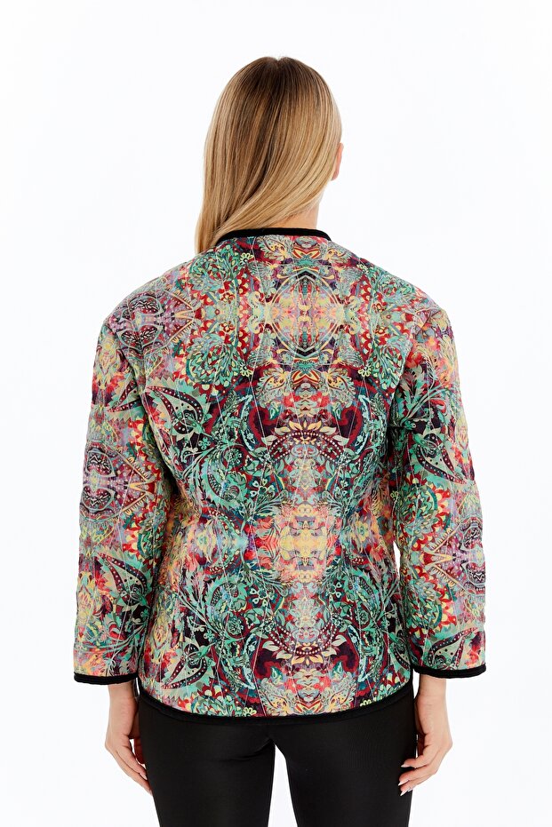 Patterned Quilted Jacket - 3