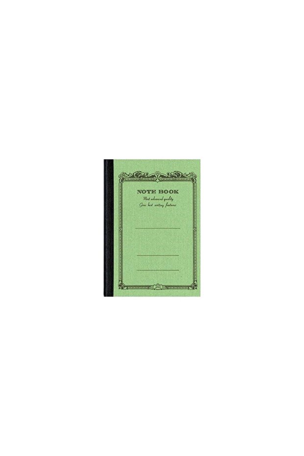 دفتر ملاحظات CD-5 A7 مخطط باللون الأخضر الفاتح