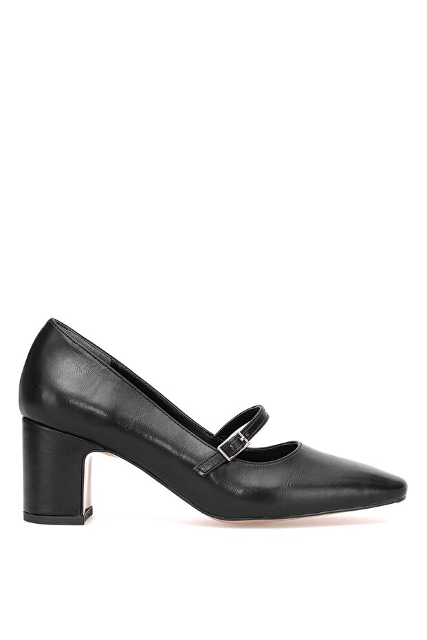 Elit Pm207 K1 Women's Classic Heeled Shoes Black