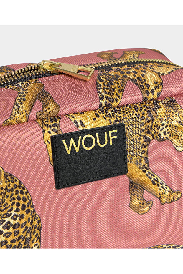 Blush Leopard - Makyaj Çantası - 4