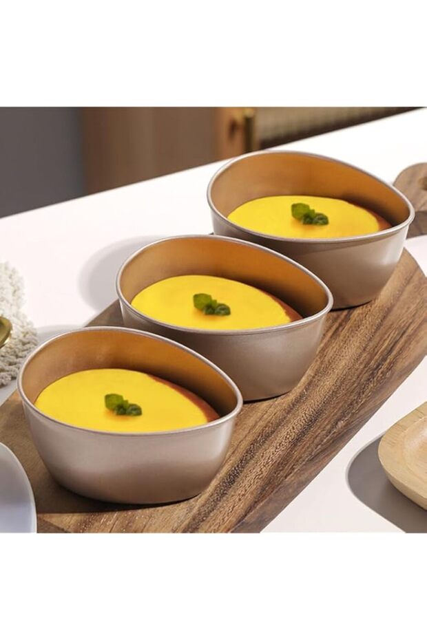 1PC Carbon Steel Egg Steamer Bowl - Non Stick Poached Egg & Custard Maker, Easy Clean Pudding Cake