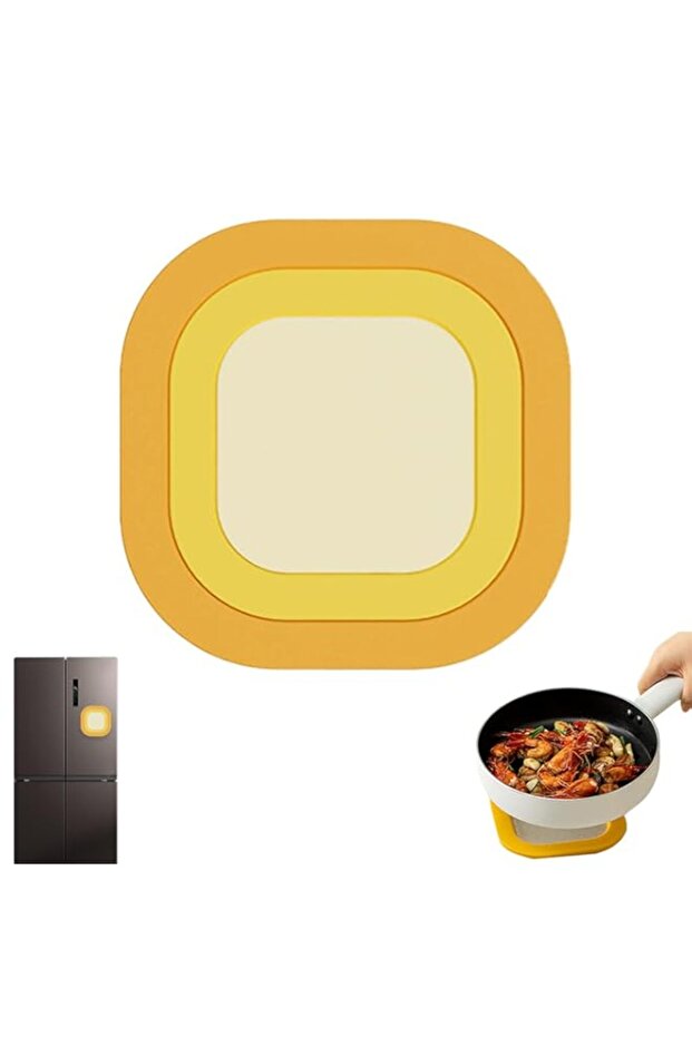 Magnetic Silicone Kitchen Table Mats, 3-in-1 Heat-Resistant Non-Slip Dining, Magnet Table Protector