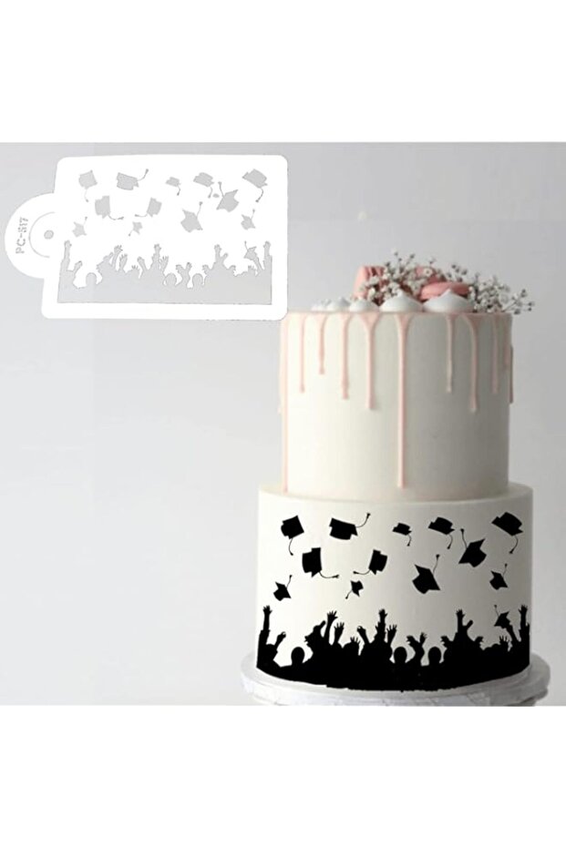 Graduation Stencile for Graduators Cake Decorations