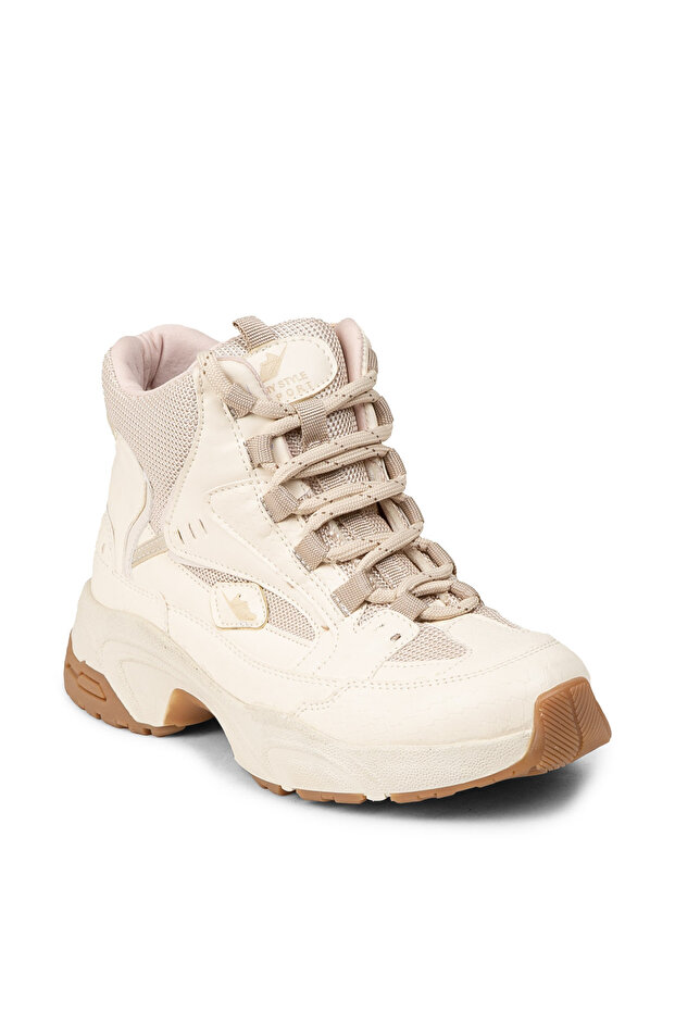 Kadın Bej Sneaker Bot - 6
