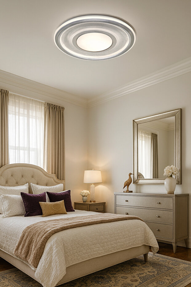 Lucent Modern Plafonyer Yuvarlak Avize - 5