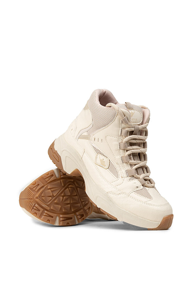 Kadın Bej Sneaker Bot - 3