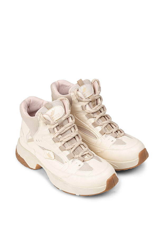 Kadın Bej Sneaker Bot - 4