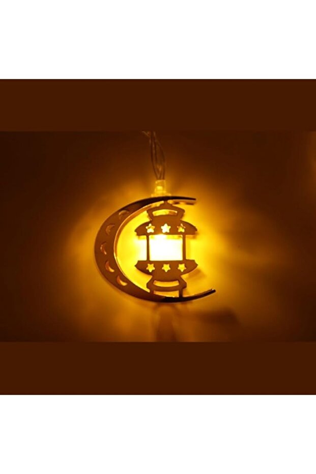 YU WELL Ramadan String Lights,Battery Operated Eid String Light, Star Fairy String Lights for Eid Festival Christmas Bedroom Garden Decorations, (Warm White, 2m/S3)