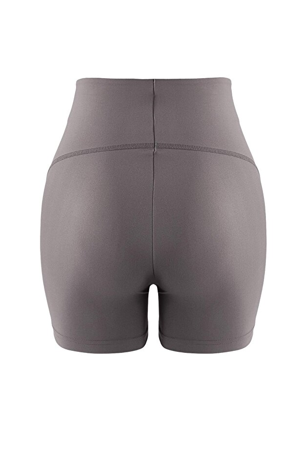 Füme Toparlayıcı Örme Spor Şort/Kısa Tayt TWOSS21SR0545 - 8