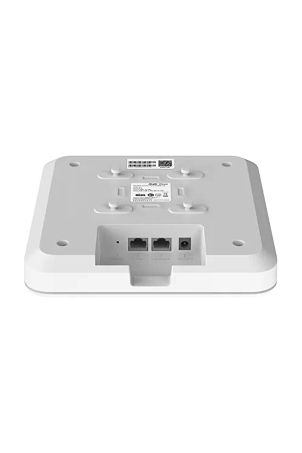 Access Point Wireless AX1800 Dual-Band, Wi-Fi 6, 2x RJ45, PoE IN, Cloud Man - Ruijie RG-RAP2260(G) - 3
