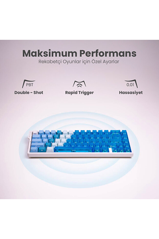 Beast R68 HE Max Kablosuz 8k Hz Manyetik Switch Klavye - 3