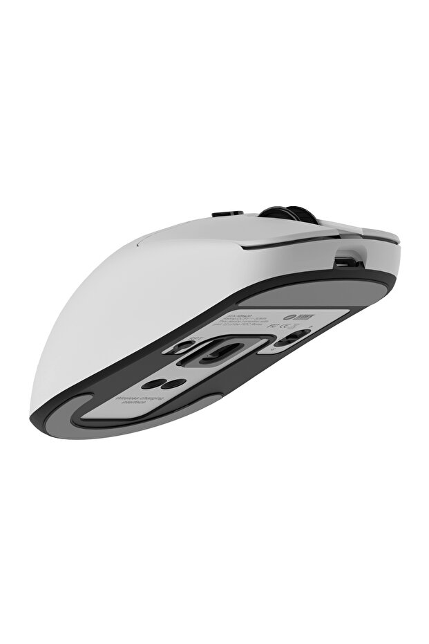 HM420 4K Hz 26000 DPI Tri-Mode Kablosuz/Bluetooth Şarj Standlı Beyaz Gaming Oyuncu Mouse - 6