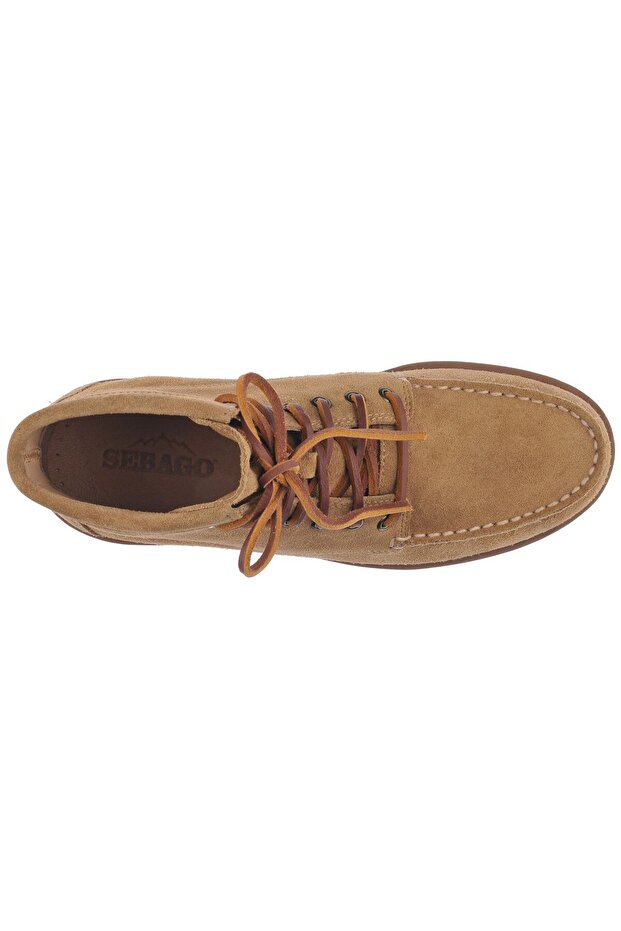 Erkek Kauçuk Tabanlı Süet Yüzeyli Şık Ve Günlük Kullanıma Uygun Bej Sneaker 76111SW 906SE - 2