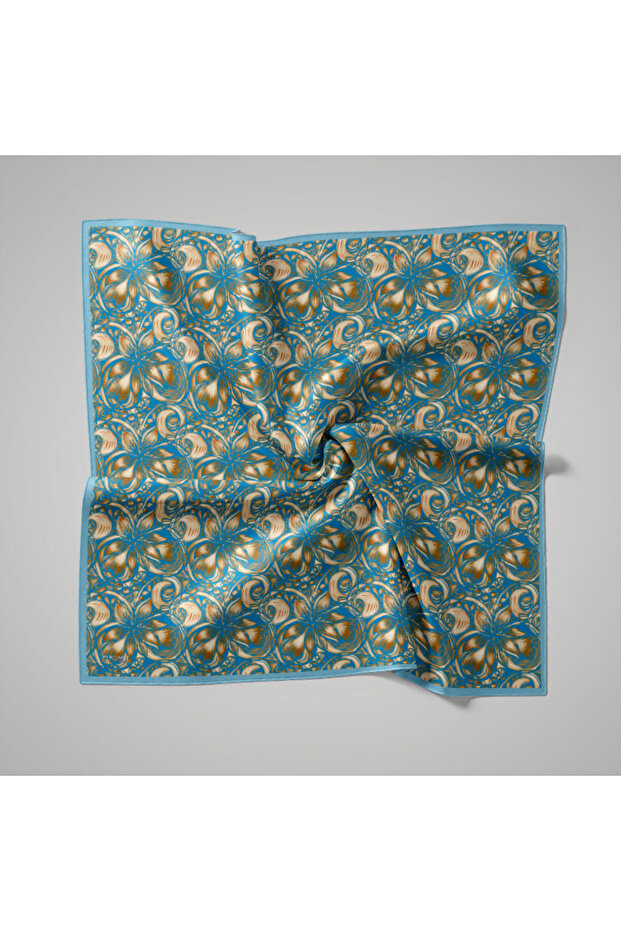 Eșarfă cu model natural - 1