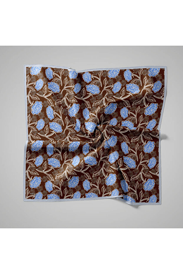 Natural Patterned Scarf - 1