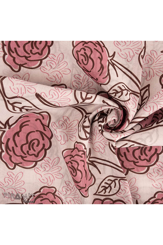 Eșarfă cu model natural - 2