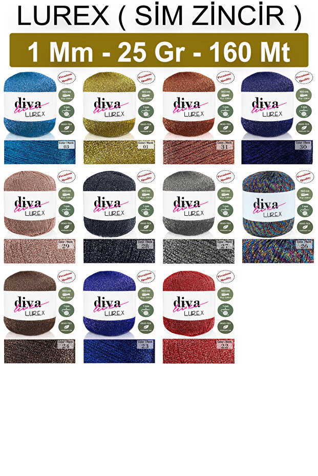 Diva Lurex 15 Zümrüt - 3