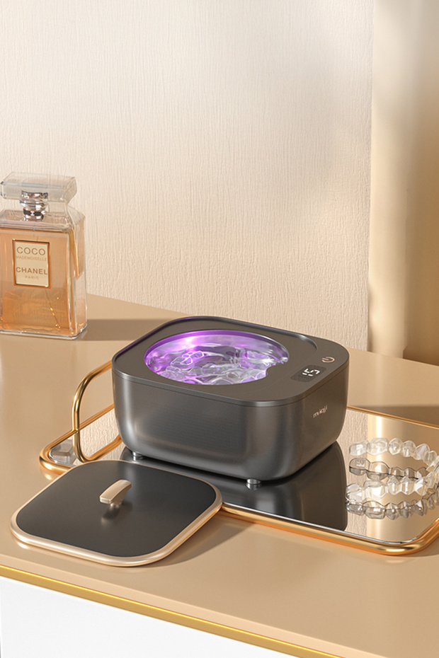 Mio UV2C Ultrasonic Protez, Dişlik ve Takma Diş Temizlik Cihazı - Siyah - 2