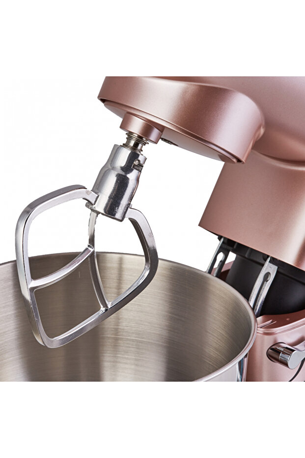 Kıyma Çekme Aparatlı Stant Mikser - Hamur Yoğurma, Sucuk-sosis/içli Köfte 1900watt Güç - 5,5lt - 2