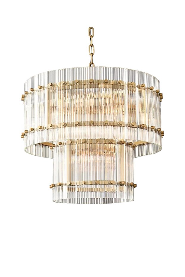 New Royale Bronz Crystal Avize - 1