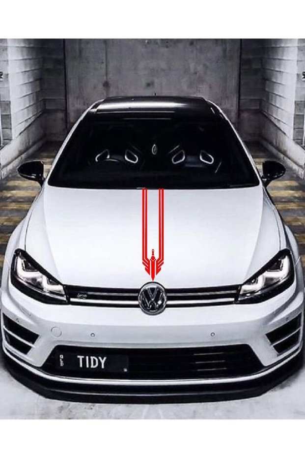 Hood Sticker 12*60 Cm Stamp Triangle Hood Covering Foil Accessory Modified Adhesive Label